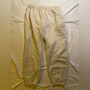True Religion Mens Sweatpants Winter White Relaxed Budda Face Jogger